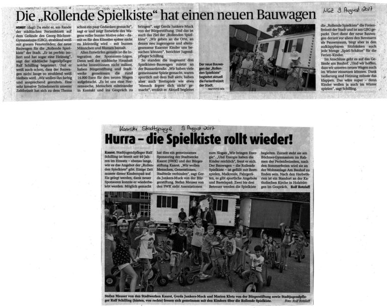 Read more about the article Die rollende Spielkiste rollt wieder