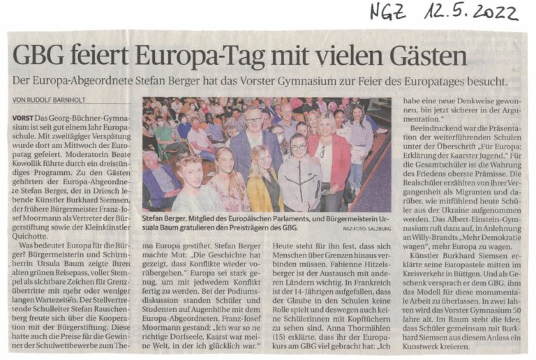 Read more about the article GBG feiert Europa Tag