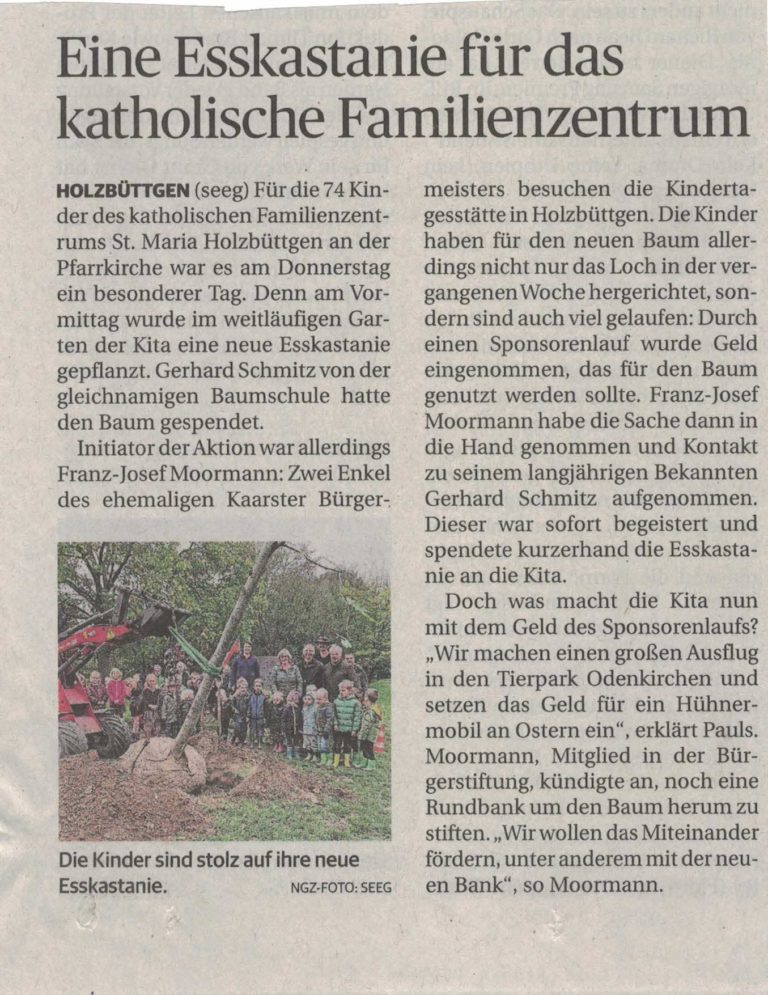 Read more about the article Marone Kita Holzbüttgen