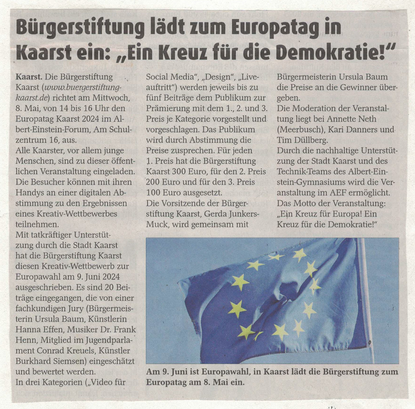 Du betrachtest gerade Ein Kreutz für die Demokratie