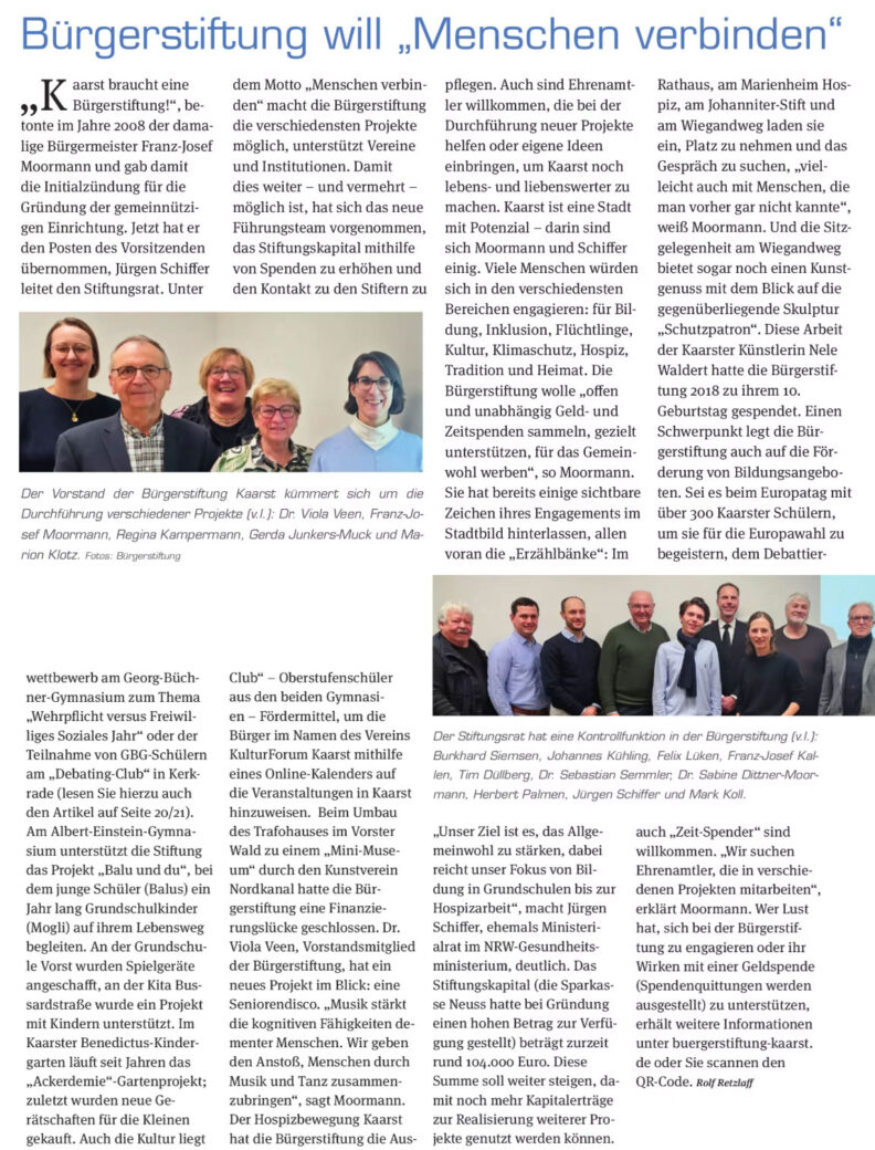 KAARSTerleben Sonderveroeffentlichung